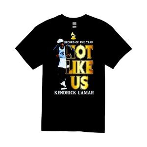 Black Graphic T-Shirt Kendrick Lamar